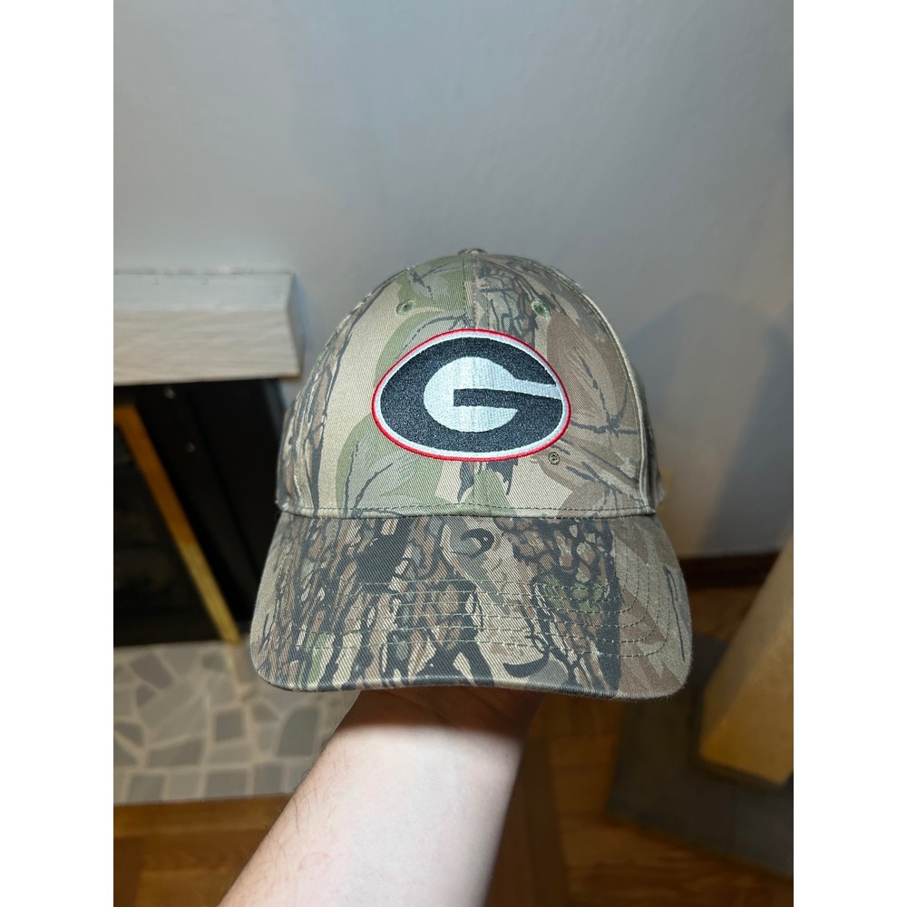 Captivating Headgear Georgia Bulldogs Camo Hat UGA NCAA Adjustable Strapback Cap